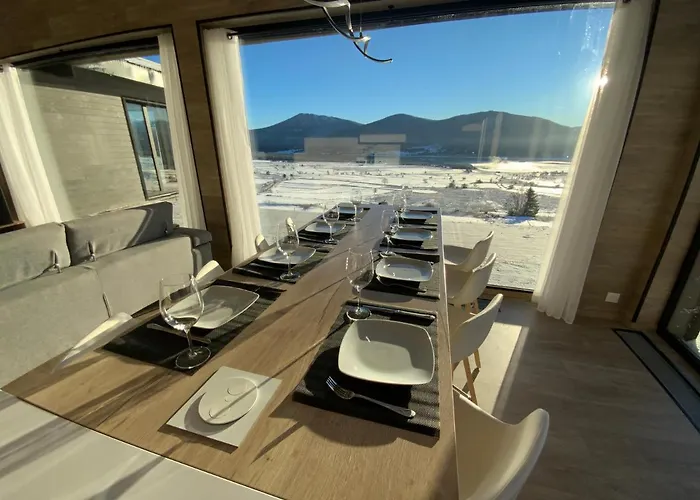 Chalet Artik Avec Vue A 180 Degres Et Piscine