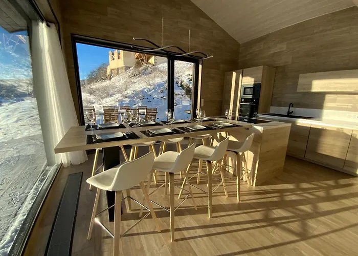 Chalet Artik Avec Vue A 180 Degres Et Piscine Les Angles (Pyrenees-Orientales)