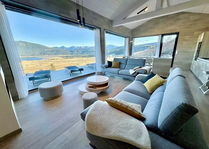 Chalet Artik Avec Vue A 180 Degres Et Piscine Les Angles (Pyrenees-Orientales)