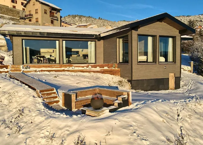 Chalet Artik Avec Vue A 180 Degres Et Piscine Les Angles (Pyrenees-Orientales)