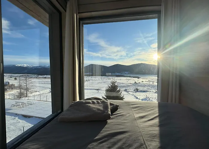 Chalet Artik Avec Vue A 180 Degres Et Piscine Les Angles (Pyrenees-Orientales)
